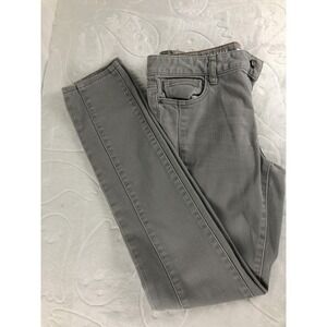 DKNY Jeans Pants Womens 4 Gray Soho Skinny Stretch Denim Zip Fly Five‎ Pocket